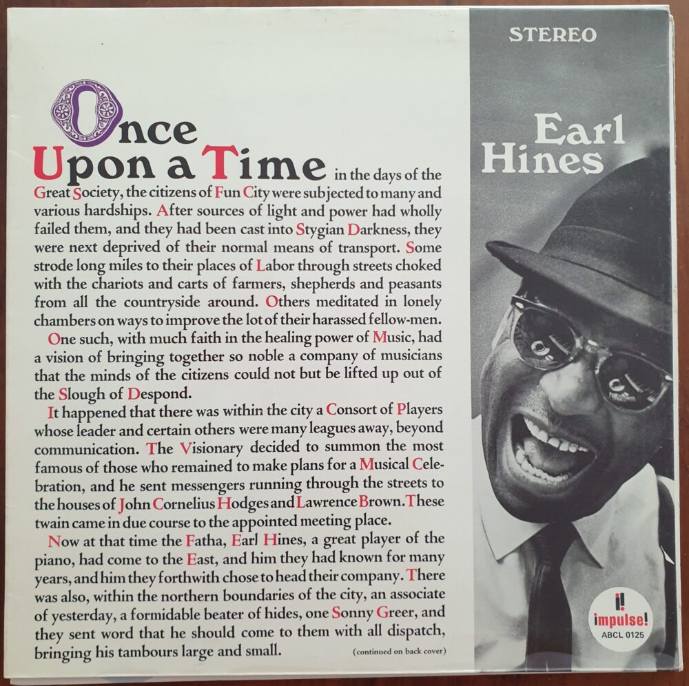 Earl Hines - Once Upon A Time