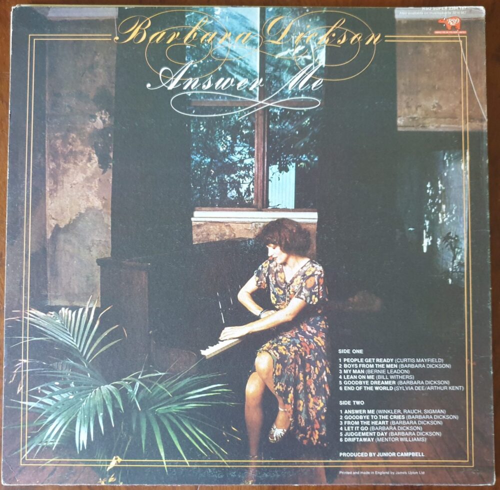 Barbara Dickson - Answer Me