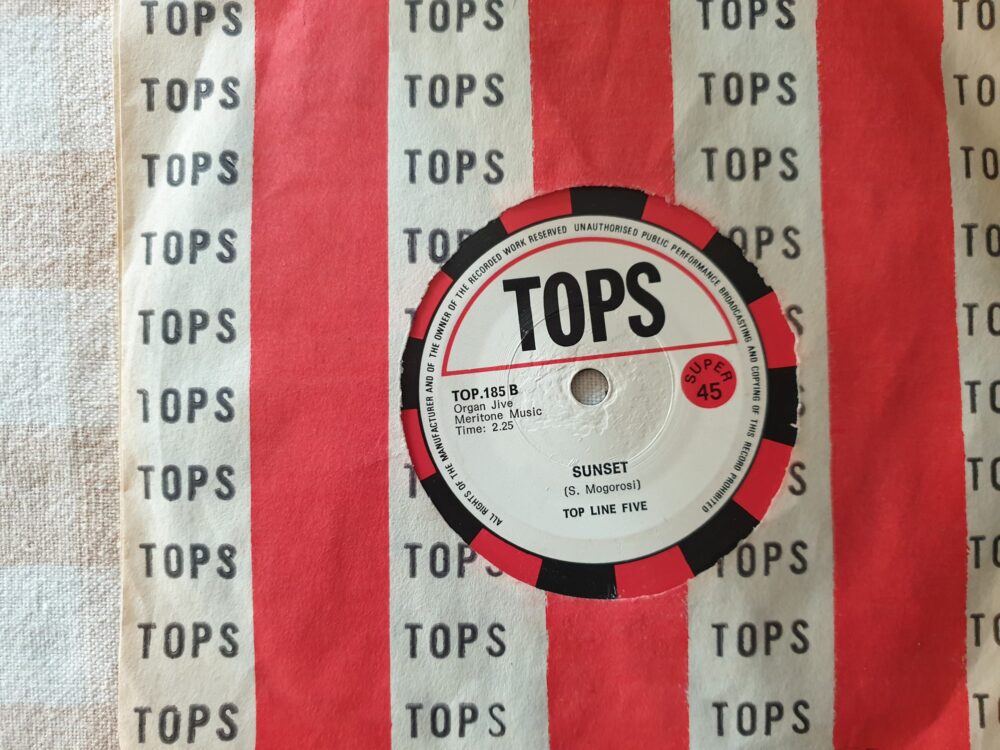 Top Line Five - Sunset (organ jive 7")