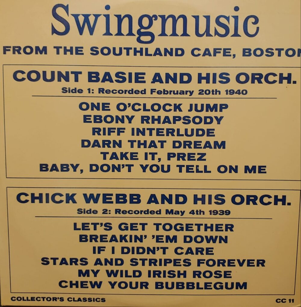 Count Basie and his Orchestra - Swing Music from the Southland Cafe