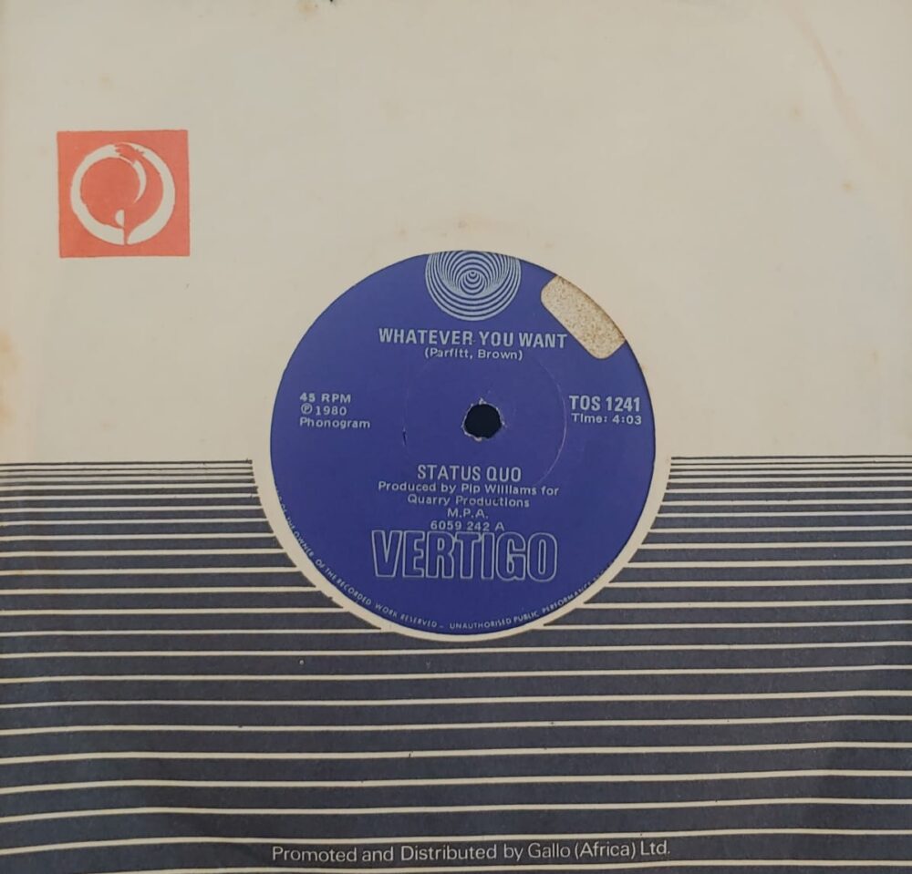 Status Quo – Whatever You Want 7"