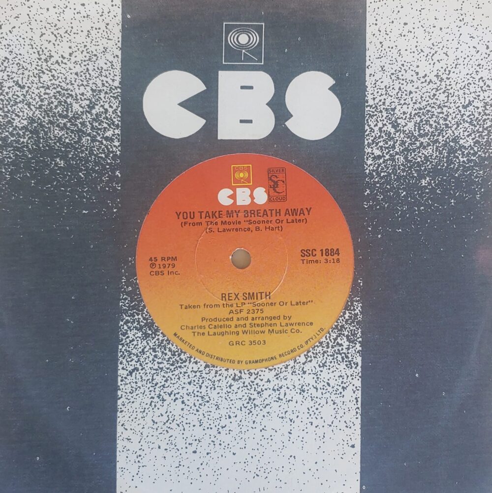 Rex Smith – You Take My Breath Away 7"