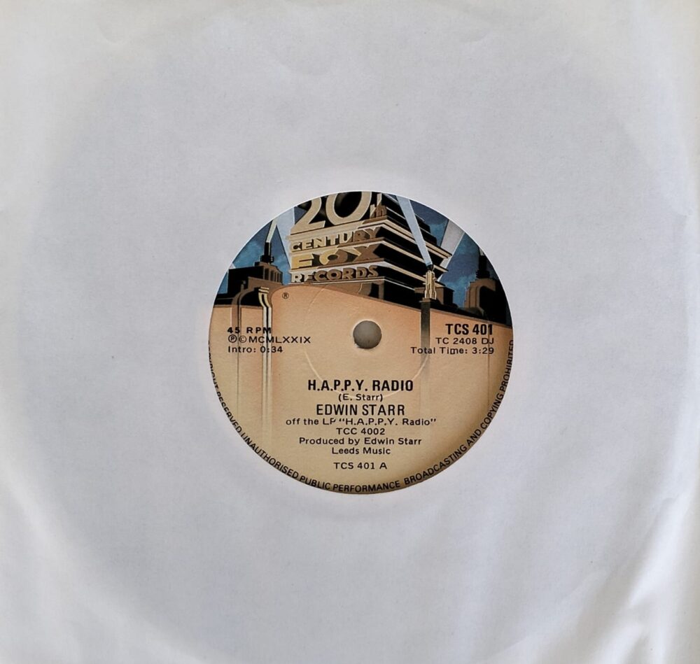 Edwin Starr – H.A.P.P.Y. Radio 7"