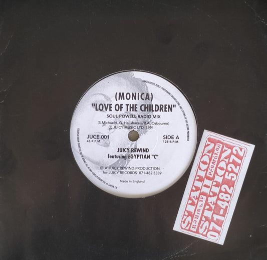Juicy Rewind Featuring Egyptian "C" – Love Of The Children 7"