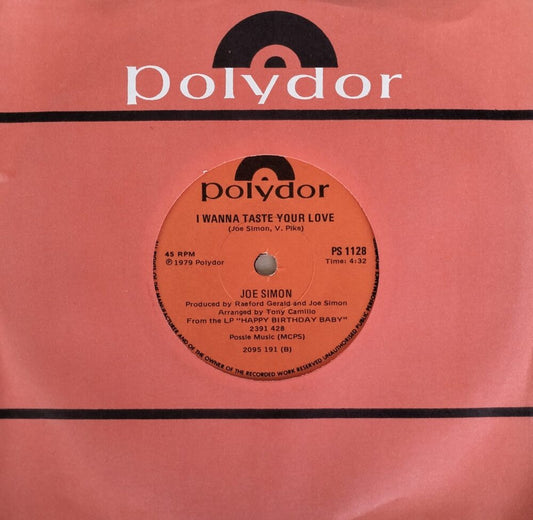 Joe Simon - You Gotta Treat Me Right 7"