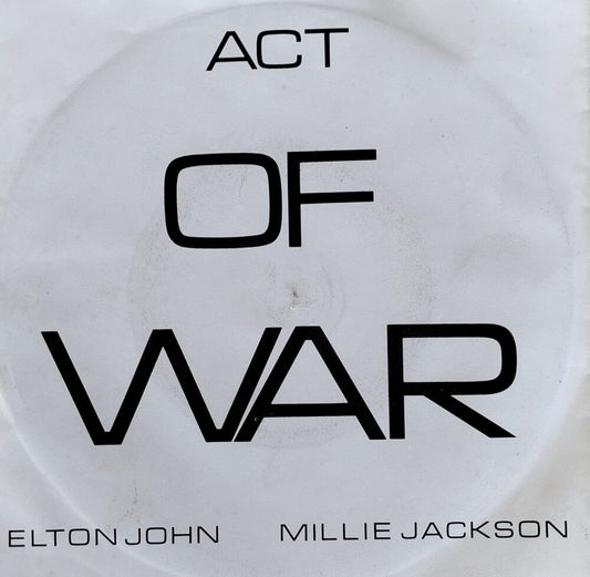 Elton John, Millie Jackson – Act Of War 7"