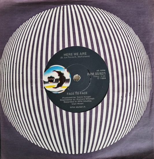 Face To Face - Here We Are 7”