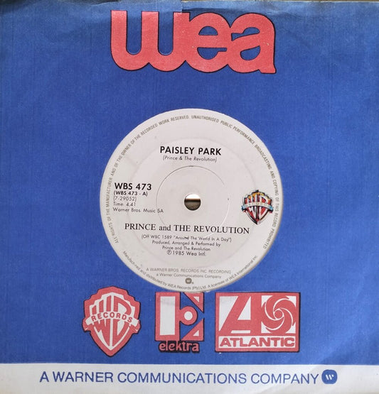 Prince And The Revolution - Paisley Park 7”