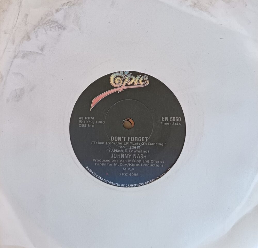 Johnny Nash – You're The One 7”