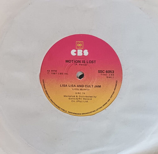 Lisa Lisa & Cult Jam – Lost In Emotion 7”