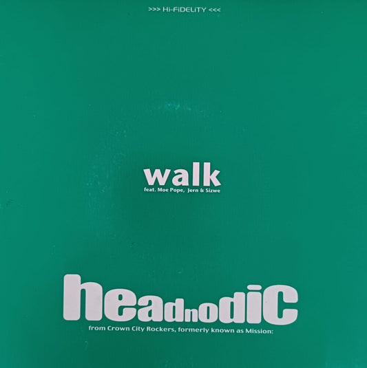 Headnodic – Walk 7" (green)
