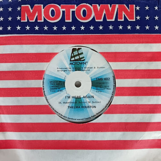 Thelma Houston – I'm Here Again 7"
