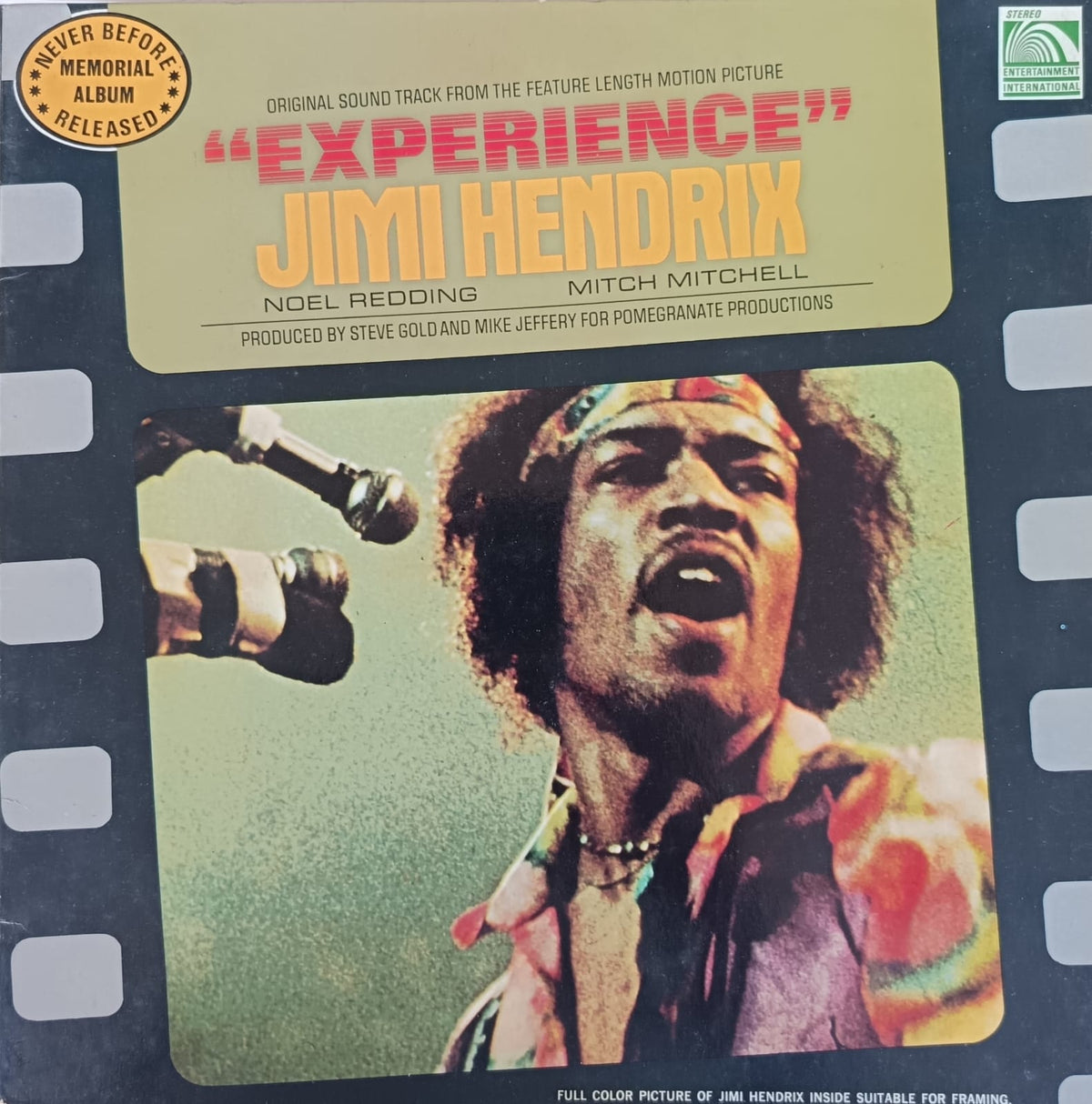 Jimi Hendrix – Original Sound Track From The Feature Length Motion Picture "Experience"