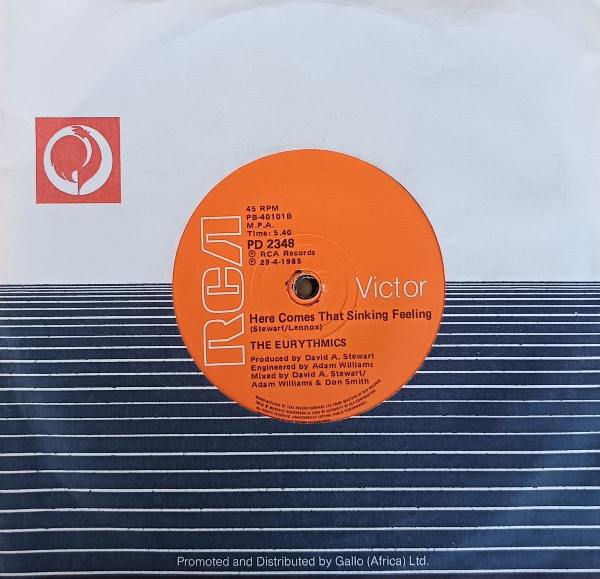Eurythmics – Would I Lie To You? 7"