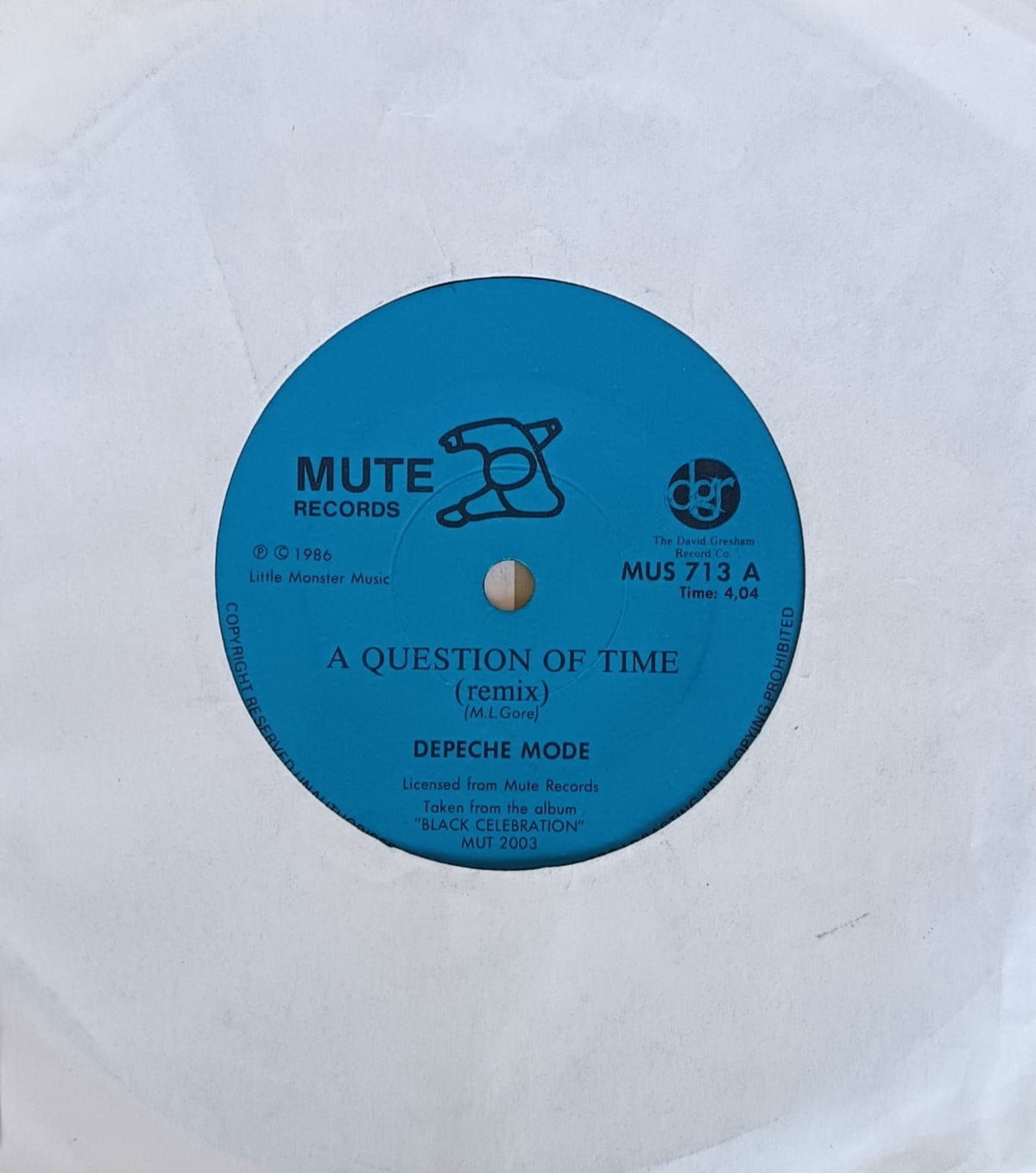 Depeche Mode – A Question Of Time (Remix) 7"